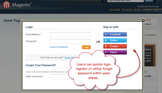 Magento Extension: Magento Facebook Login Module