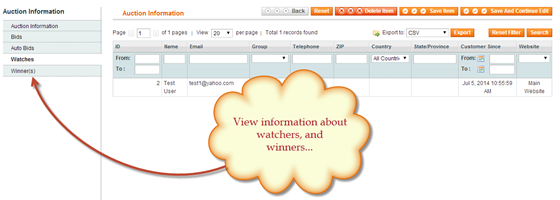 Magento Extension: Auction Module Magento