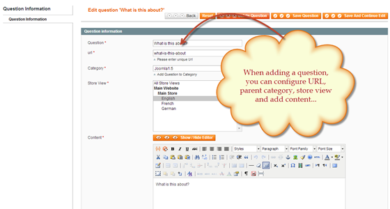 Magento Extension: Magento Knowledge Base Module