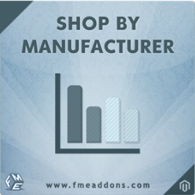 Magento Extension: Shop by Manufacturer Module By Magento
