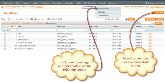 Magento Extension: Abandoned Cart Extension For Magento